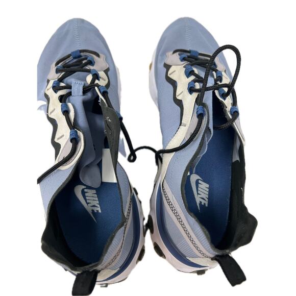 Nike React Element 55 Indigo Fog Mystic Navy Mens 13 - Picture 6 of 7